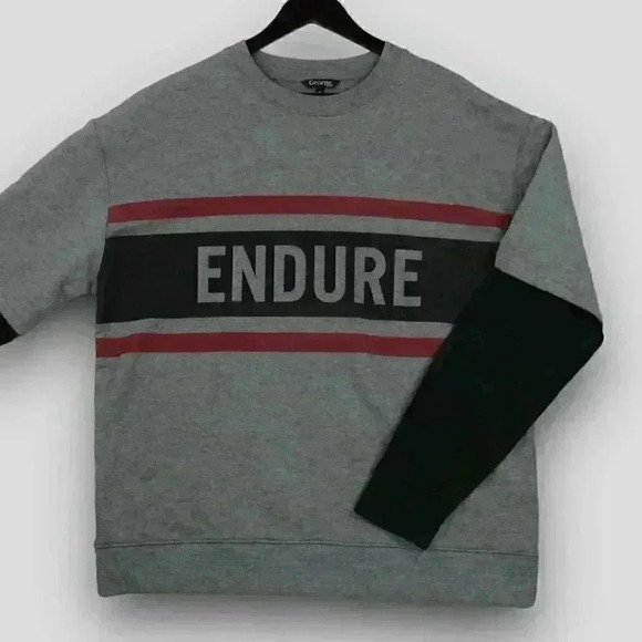 NEW! GEORGE mens fooler tee grey black burgundy medium, large‎ - Picture 5 of 7